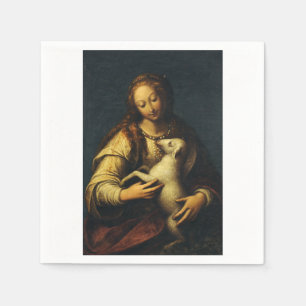 Servilleta De Papel Saint Agnes por Orsola Maddalena Caccia