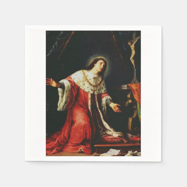 Servilleta De Papel Saint Casimir Jagiellon (Anverso)