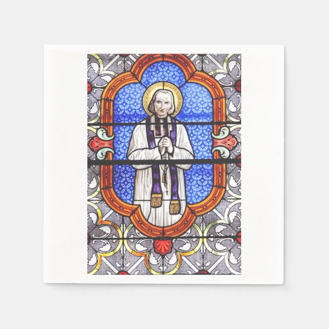 Servilleta De Papel Saint Jean Baptiste Marie Vianney (Anverso)