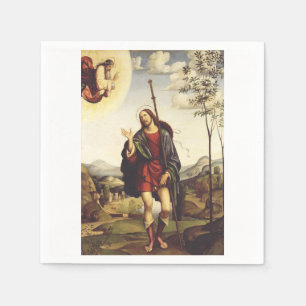 Servilleta De Papel Saint Roch por Francesco Francia