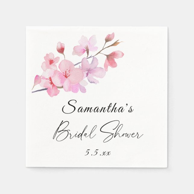 Servilleta De Papel Sakura - Despedida de soltera (Anverso)
