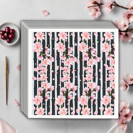 Servilleta De Papel Sakura Spring Cherry florece Baby Shower