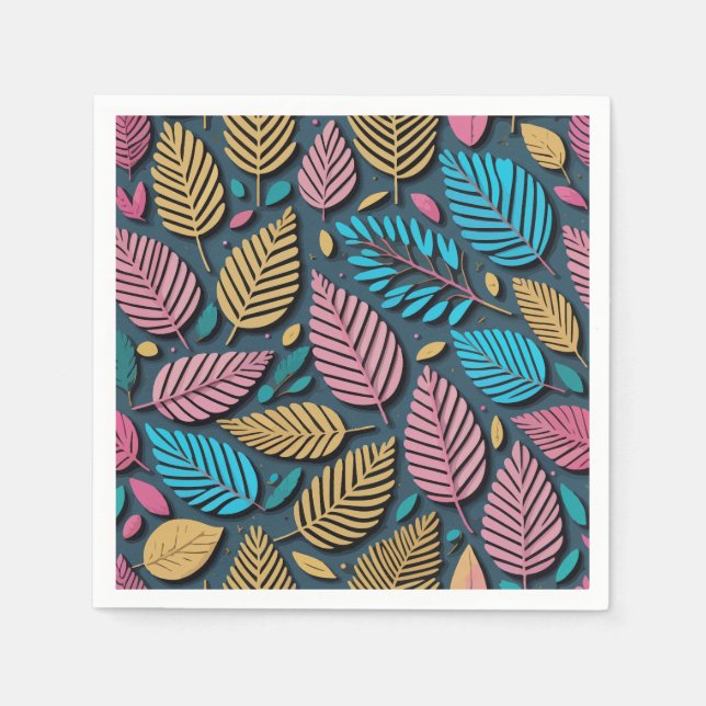 Servilleta De Papel Sale arte de patrones (Anverso)