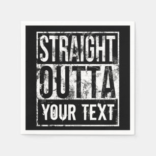 Servilleta De Papel Salida directa - Agregar su Personalizado textual