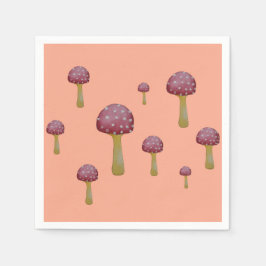 Servilleta De Papel Salmos rojos y blancos