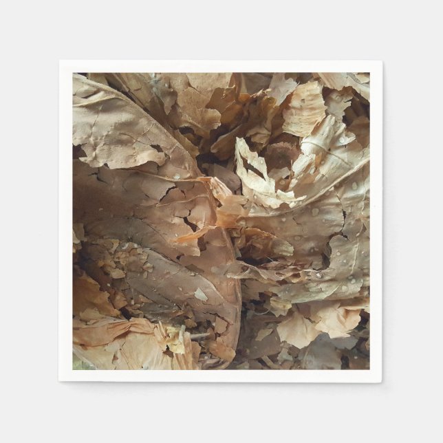 Servilleta De Papel Salón de cigarros de hoja de tabaco (Anverso)