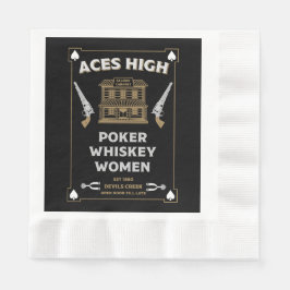 Servilleta De Papel Saloon de Cowboy American Frontier