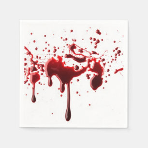 Servilleta De Papel salpicadura tercera de la sangre