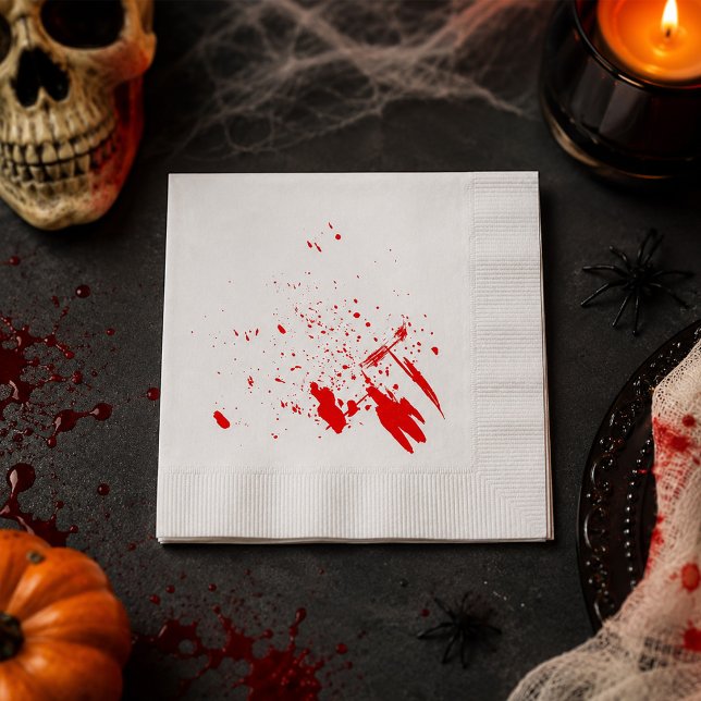 Servilleta De Papel Salpicaduras de sangre roja (Subido por el creador)