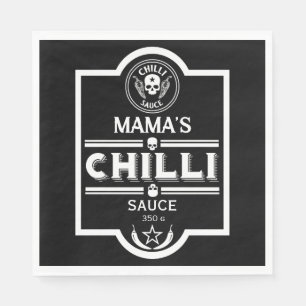 Servilleta De Papel Salsa de chile hecha en casa