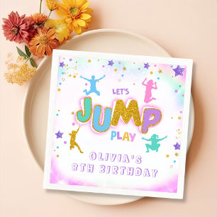 Servilleta De Papel Saltar Trampoline Saltar Bonza Jugar Fiesta de Cum