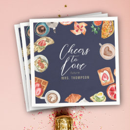 Servilleta De Papel Salto de novia de la marina Waffles Pancakes