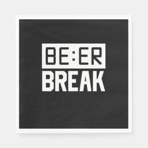 Servilleta De Papel Salto de tiempo de cerveza