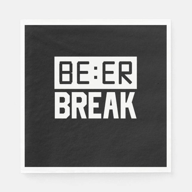 Servilleta De Papel Salto de tiempo de cerveza (Anverso)