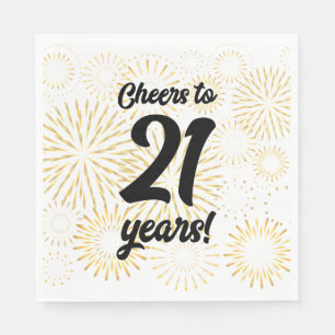 Servilleta De Papel ¡Salud a 21 años!