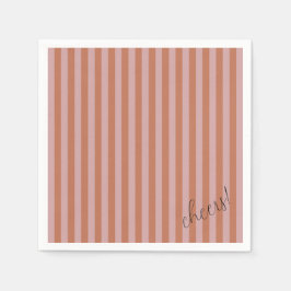 Servilleta De Papel ¡Salud! con franjas