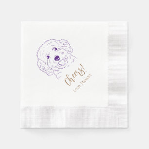 Servilleta De Papel Salud! Napkins Boda Cockapoo