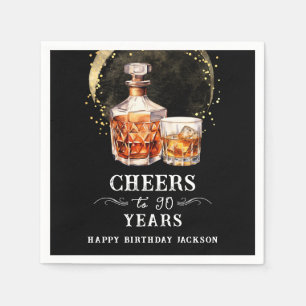 Servilleta De Papel Salud por 90 Años Servilletas de Whisky