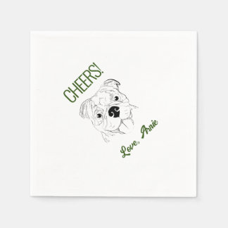 Servilleta De Papel ¡Salud! Servilletas para Bodas de Bulldog
