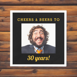 Servilleta De Papel ¡Salud y cerveza! ¡Fotos de cumpleaños!
