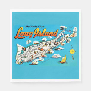 Servilleta De Papel Saludo de Long Island, NY