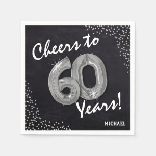 Servilleta De Papel ¡Saludos a los 60 años! 60 cumpleaños