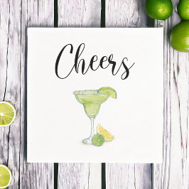 Servilleta De Papel Saludos Margarita