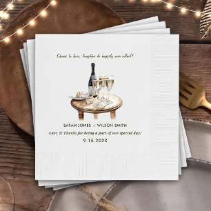 Servilleta De Papel Saludos para amar las servilletas Bodas de flores 