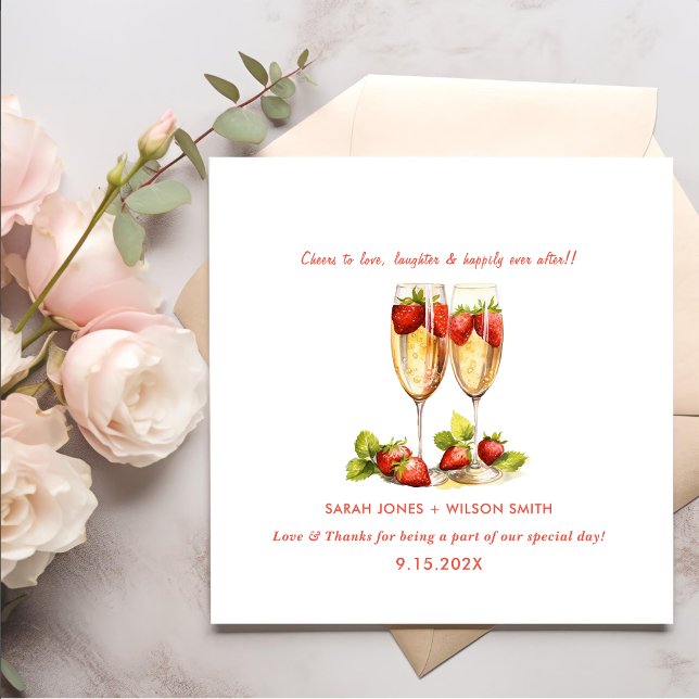 Servilleta De Papel Saludos para amar las toallas Bodas de lentes rosa (Subido por el creador)