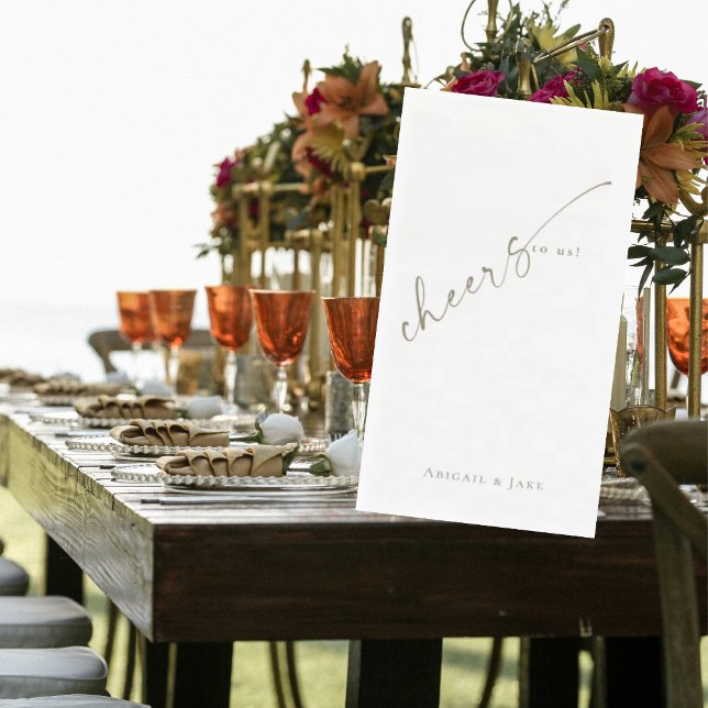 Servilleta De Papel Saludos personalizados a las servilletas invitadas (Subido por el creador)