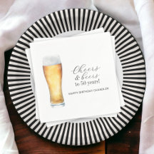 Saludos y cervezas 50° cumpleaños
