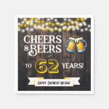 Saludos y Cervezas por 62 Años de Fiesta de Cumple