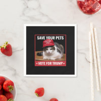 Salva a tus mascotas Vota por Trump Cita de la ele