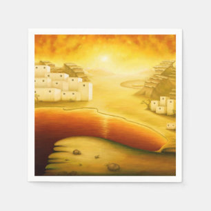 Servilleta De Papel "Salvación" - Oriente Medio, pintura oriental al a