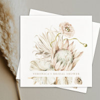 Salvaje Boho Protea Pampas Ducha de Novias Florale