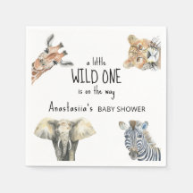 Salvaje Safari de Animales Baby Shower