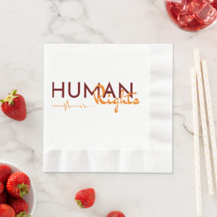 Servilleta De Papel Salvamento de los derechos humanos