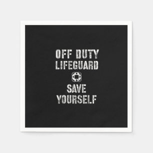 Servilleta De Papel Salvar a la Guardia de Piscina de Salvavidas