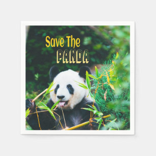 Servilleta De Papel Salvar el Panda