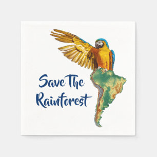 Servilleta De Papel Salvar la selva tropical