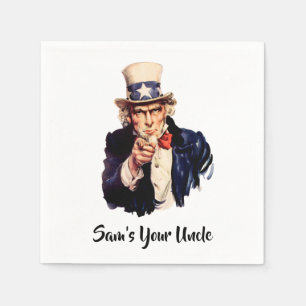 Servilleta De Papel Sam es tu tío