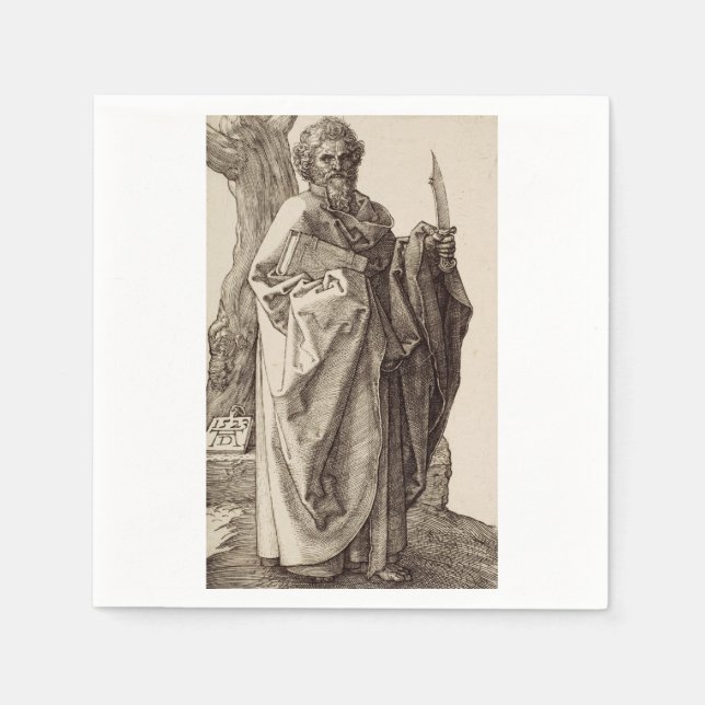 Servilleta De Papel San Bartolomé el Apóstol Arte Fino (Anverso)