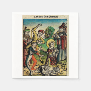 Servilleta De Papel San Esteban el Protomártir Iconografía Artística F