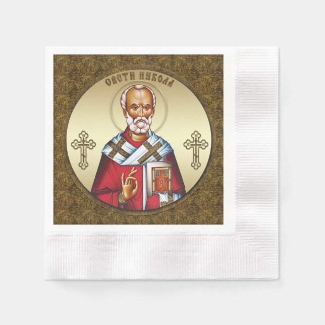 Servilleta De Papel San Nicolás (Anverso)
