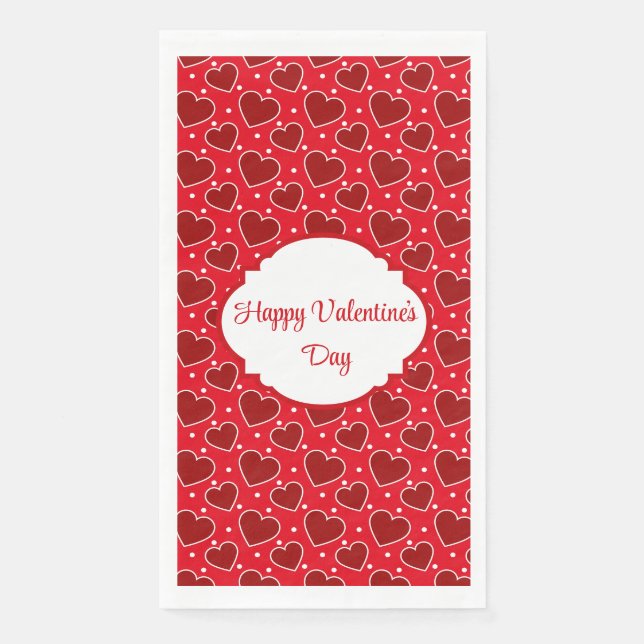 Servilleta De Papel San Valentín  (Anverso)