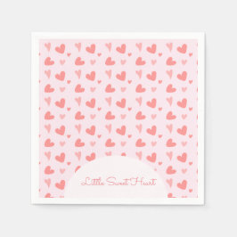 Servilleta De Papel San Valentín Corazón Rosa