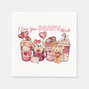 Servilleta De Papel San Valentín te quiero mucho