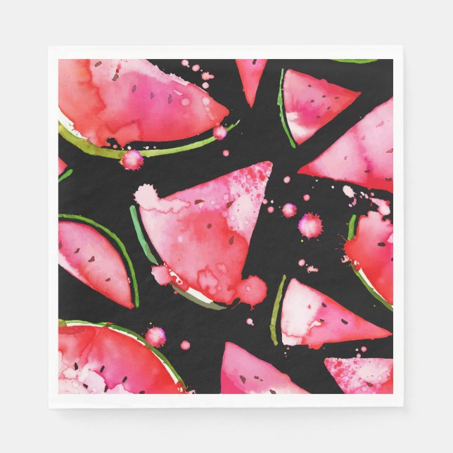 Servilleta De Papel sandía acuática 2 (Anverso)