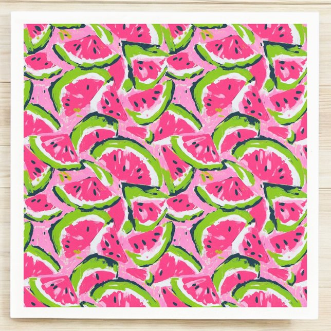 Servilleta De Papel Sandía Rosa / Fiesta de Frutas de Verano / Fiesta  (Subido por el creador)