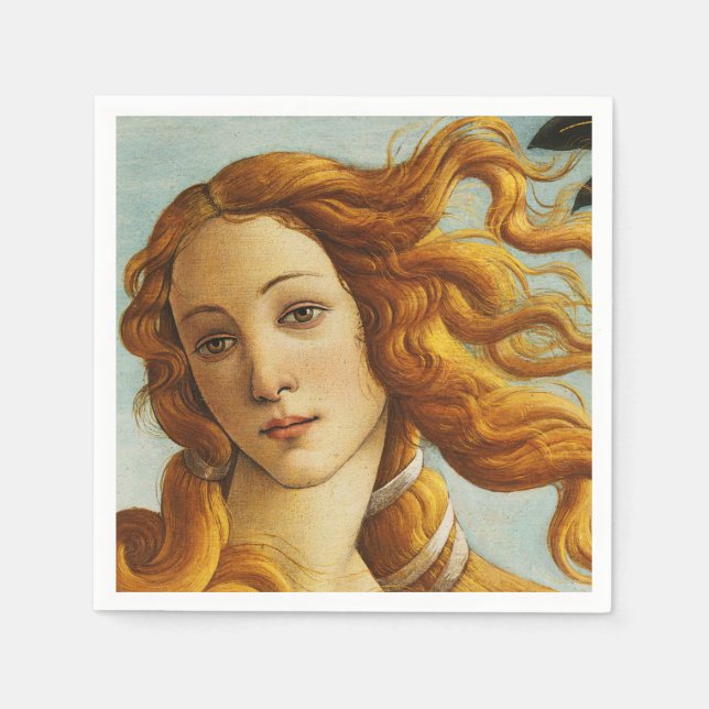 Servilleta De Papel Sandro Botticelli - Diosa Venus Avatar Bella Artes (Anverso)